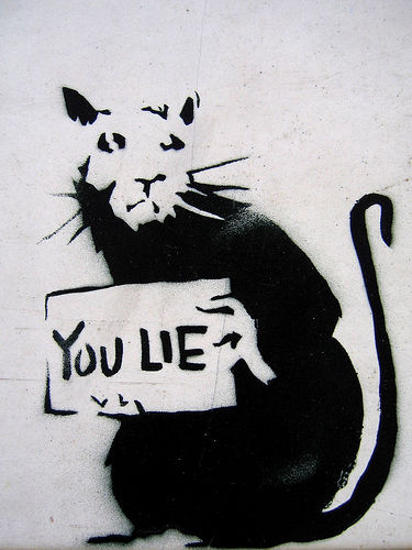 K has a tattoo of this Banksy image